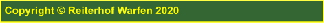 Copyright © Reiterhof Warfen 2020